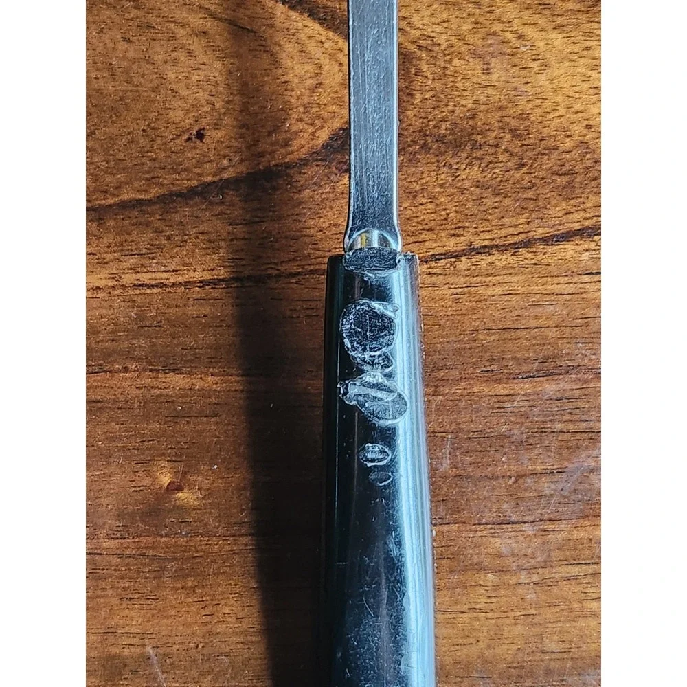 Vintage EKCO Black Nylon & Stainless Steel Slotted Spatula Turner